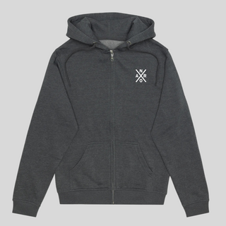 Zip Hoodie unisexe Charcoal - Original