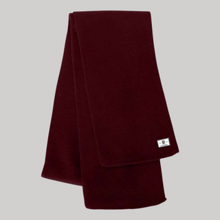 Foulard unisexe burgundy - Patch blanche