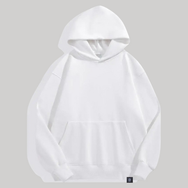 LUXURY hoodie blanc