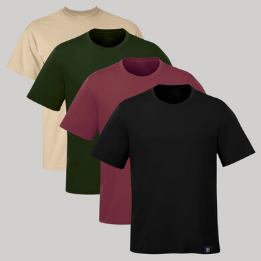 T-shirt Basic 4-Pack NBDS