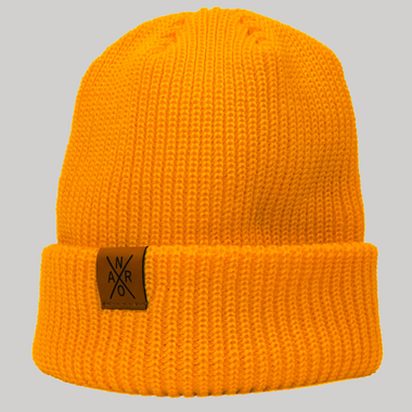 Luxury - Beanie jaune moutarde