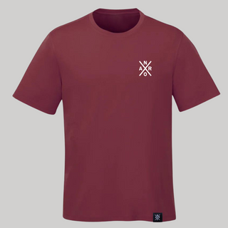 T-shirt basic burgundy - Original