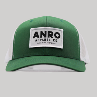 Snapback trucker verte  - Patch vintage