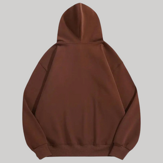 LUXURY hoodie brun