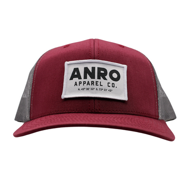 Snapback trucker Burgundy - Patch vintage