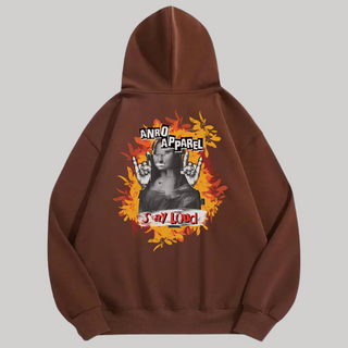 LUXURY hoodie brun - Mona trashh