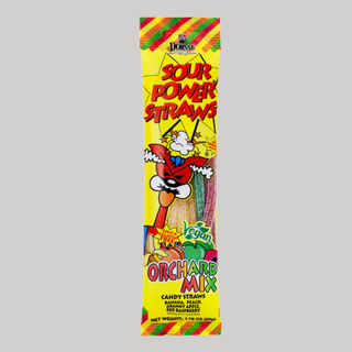 Sour Power Straws Orchard Mix - 50g