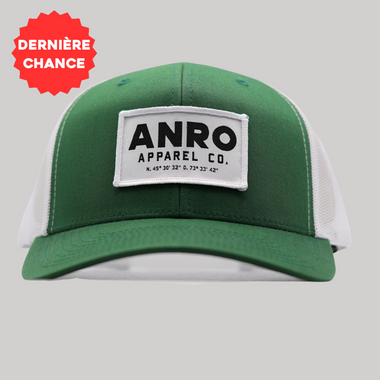 Snapback trucker verte  - Patch vintage