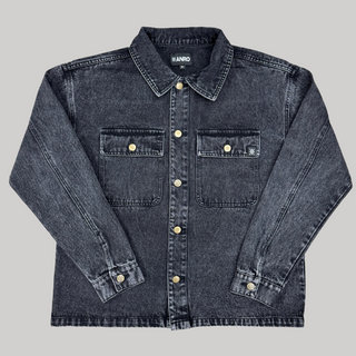 veste en jean noir délavé - Original